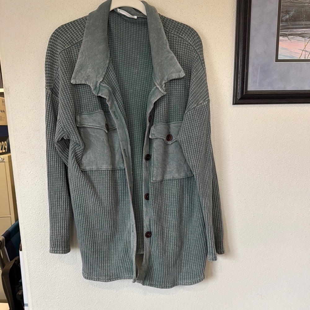 Women's Green Sweater